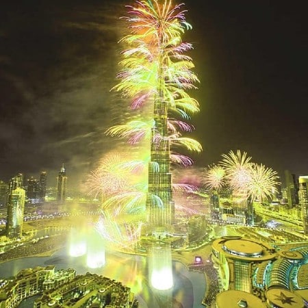 Capodanno Burj Khalifa Dubai