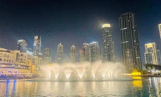 Downtown Dubai a Natale